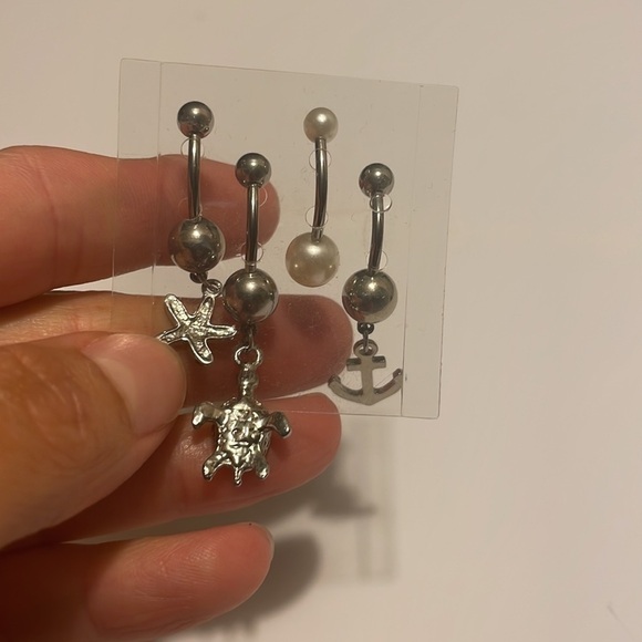 BEACH VIBES BELLY RING SET​​​​​​​​ - Picture 4 of 4